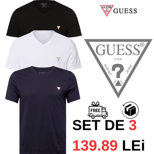 Мъжки тениски / Комплект от 3 Guess 